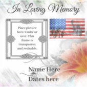 愛するメモリービニールのシール シール (正面)