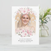 愛するメモリーピンクの水の色のフローラメモリアル プログラム (スタンド正面)