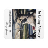 愛するメモリーフォトの柔軟な磁石。 マグネット (横)