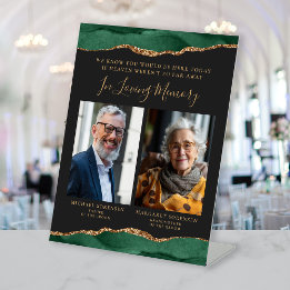 愛するメモリ内2 Photo Green Dark 結婚's 台座サイン