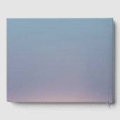 愛するメモリ写真のソフトサンライズ ゲストブック (裏面)