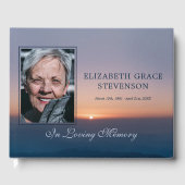 愛するメモリ写真のソフトサンライズ ゲストブック (正面)