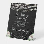 愛するメモリ文字列のライトブラックメモリアルのサイン 台座サイン (正面)