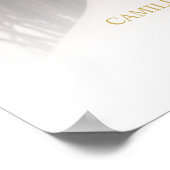 愛するメモリ結婚金ゴールドの予約シート愛する人 ポスター (角)