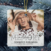 愛するモダン記憶の大理石フォトキープサケ セラミックオーナメント