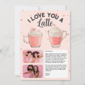 愛するラテガレンティン！友パーソナライズされた人 シーズンカード (正面)