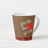 愛するラテラテ カフェラテマグ (右アングル)