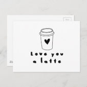 愛するラテ ポストカード (正面/裏面)