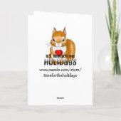 愛するラテ | ロマンチックおもしろいなコーヒー カード (裏面)