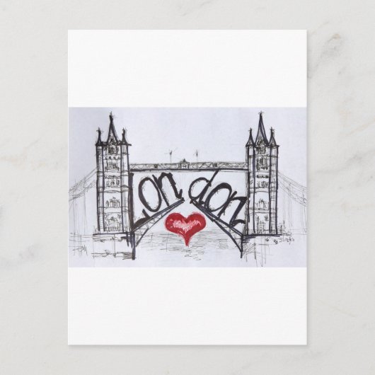 愛するロンドン ポストカード (正面)