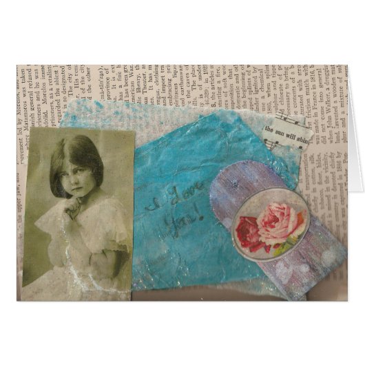 愛するヴィンテージコラージュ (正面横)