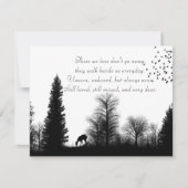 愛する一人のグリーティングカードの愛する記憶で 招待状 (正面)