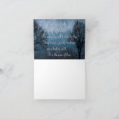 愛する一人のグリーティングカードの紛失を悲しむ カード (内部)