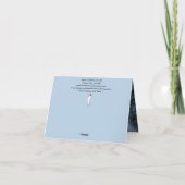 愛する一人のグリーティングカードの紛失を悲しむ カード (裏面)