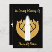 愛する一周忌のはがきを覚える (正面/裏面)