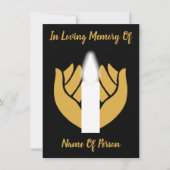 愛する一周忌のはがきを覚える (正面)