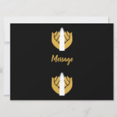 愛する一周忌のはがきを覚える カード (裏面)