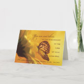 愛する一羽の蝶の記念日 カード (正面)