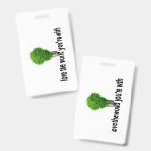 愛する世界を愛で満たそう バッジ (正面＆裏面)