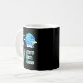 愛する世界地球の日2026環境動物の木 コーヒーマグカップ (正面左)