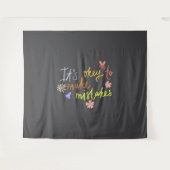 愛する両親のための心温まる子どもの引用文デザイン タペストリー (正面(横))