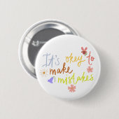 愛する両親のための心温まる子どもの引用文デザイン 缶バッジ (正面&裏面)