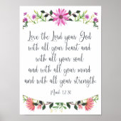 愛する主あなたの神フローラ ポスター (正面)