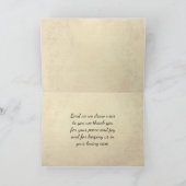 愛する主聖なる書物、 経典マタイ22、ヴィンテージカード サンキューカード (内部)