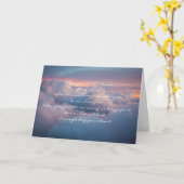 愛する人々が残る私たちのハート悔やみや弔慰 カード (黄色い花)