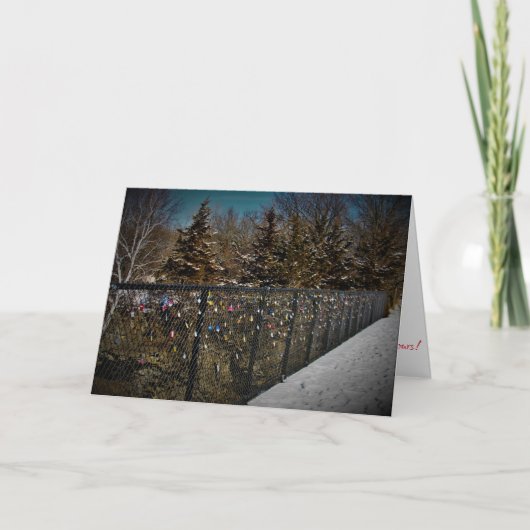 愛する人々へのクリスマスカード "Dearly Beloved" カード (正面)