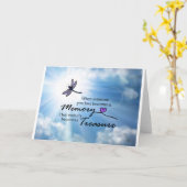 愛する人がドラゴンフライ カード (黄色い花)