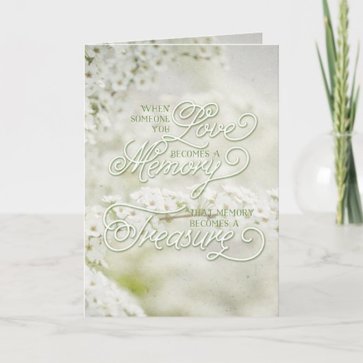 愛する人が大切な記憶になる時 カード (正面)