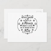 愛する人が天国にいるので、 案内ポストカード (正面/裏面)