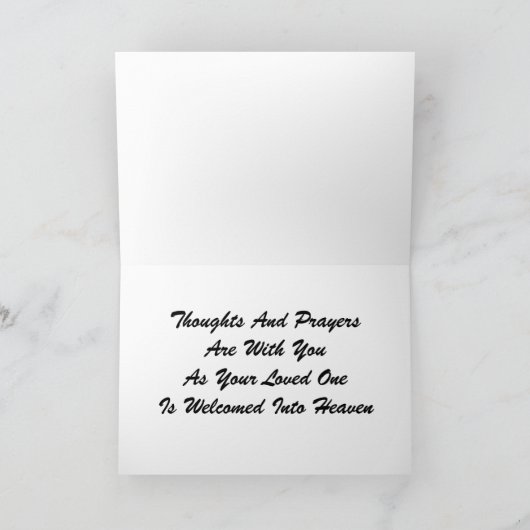 愛する人が天国に カード (内部)