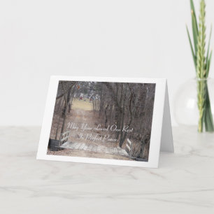 愛する人が心の平安のうちに カード