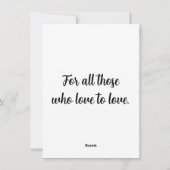 愛する人が愛する日 おめでとう シーズンカード (裏面)