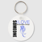 愛する人が翼を獲得した食道がん キーホルダー (正面)