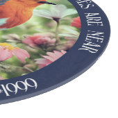 愛する人が青いガラスに近づくとロビンが現れる カッティングボード (角)