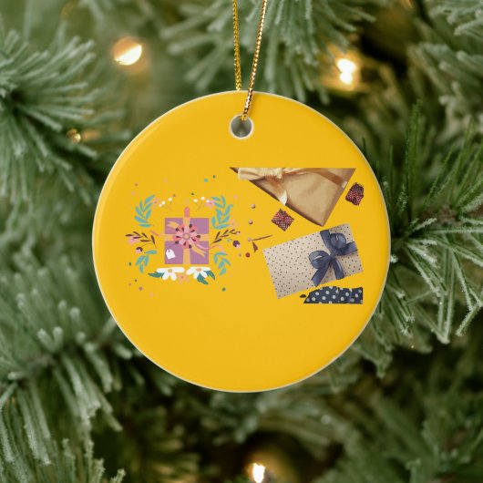 愛する人たちへのアート愛好家の完璧な贈り物 セラミックオーナメント (ツリー)