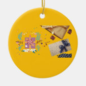 愛する人たちへのアート愛好家の完璧な贈り物 セラミックオーナメント (正面)