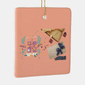 愛する人たちへのアート愛好家の完璧な贈り物 セラミックオーナメント (右)