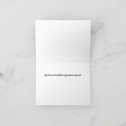 愛する人たち永遠の炎の魂があなたのカードを愛 カード (内部)