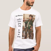 愛する人との思い出はとても大切です Tシャツ (正面)