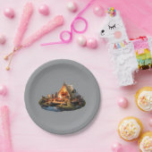 愛する人とキャンプ ペーパープレート (パーティー)