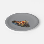 愛する人とキャンプ ペーパープレート (アングル)