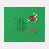 愛する人と一緒に過ごすもう一つのクリスマス フリースブランケット (正面(横))