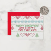 愛する人にぴったりのクリスマスカード ノートカード (正面/裏面インサイチュ)