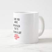 愛する人にバレンタインデーに贈るかわいいマグカップ ジャンボコーヒーマグカップ (正面右)