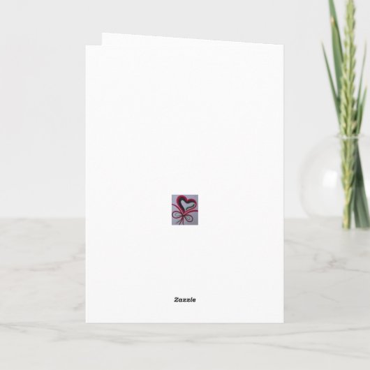 愛する人に記念日のカードユニークを贈りなさい。 カード (裏面)