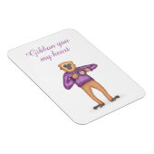 愛する人のためのキュートなギボンマグネット マグネット (右側)